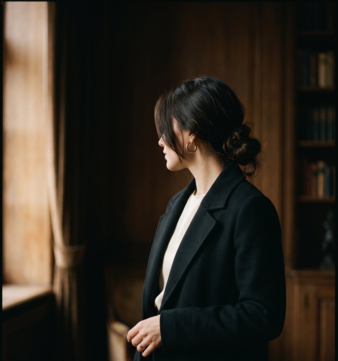 Retrato editorial en calma — la clientela premium de Auré